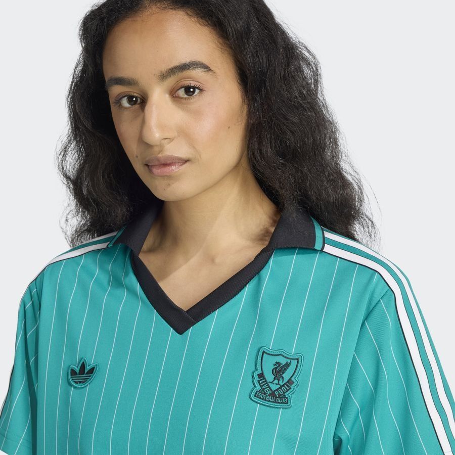 Liverpool T-Shirt Dress Terrace Icons - Sea Green Women-SoccerKits Hub | Buy Soccer Jerseys Online